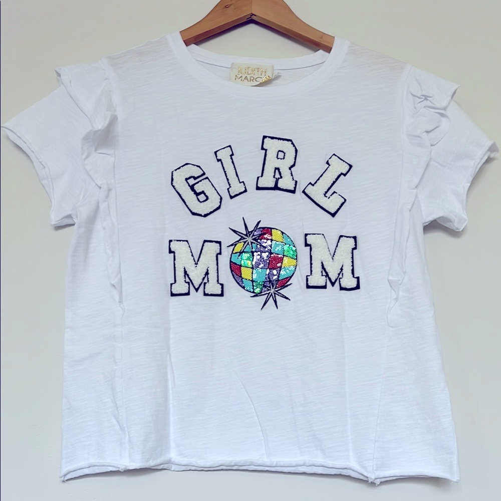 Judith March GIRL MOM tee